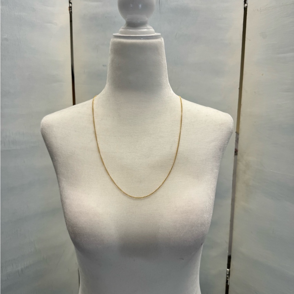 Gold plated Iron Chain Necklace